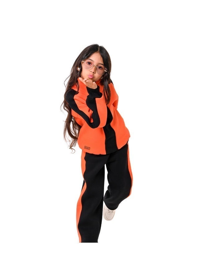 طقم ترنج للبنات بشريط قطعتين - Image 1